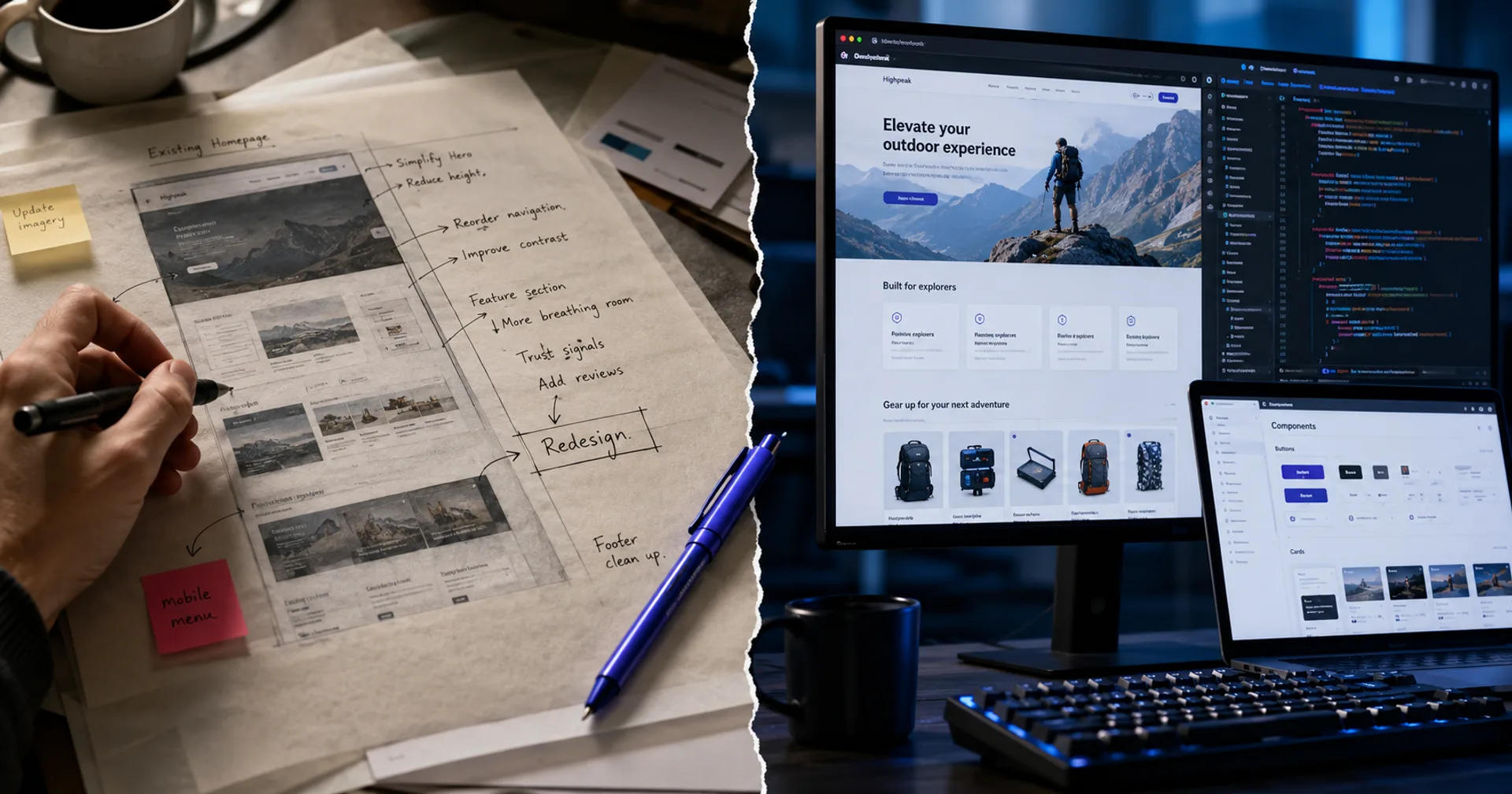 Rebuild vs redesign: how to decide without wasting budget
